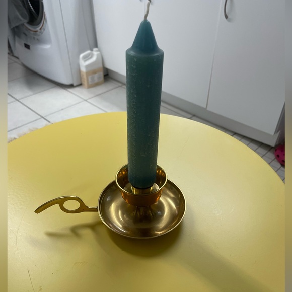 Made in India brass candle holder - Picture 1 of 5